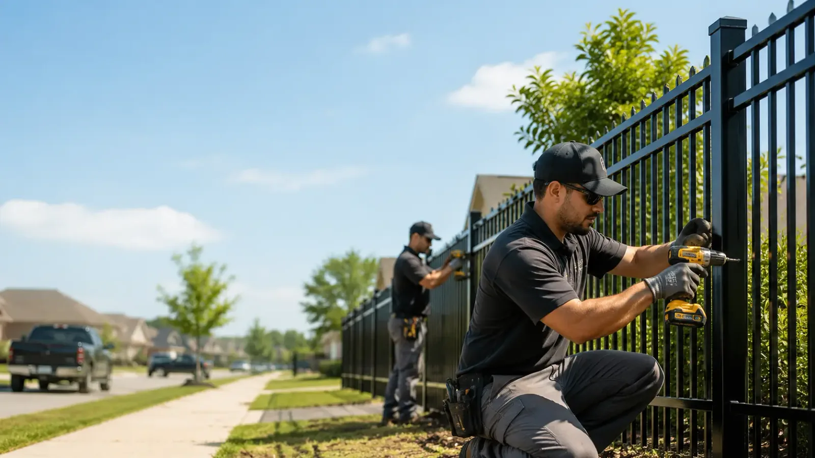 Metal Fence Installation in Bluffton, OH